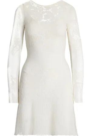 Ralph Lauren Shift-kjole med blondebroderi