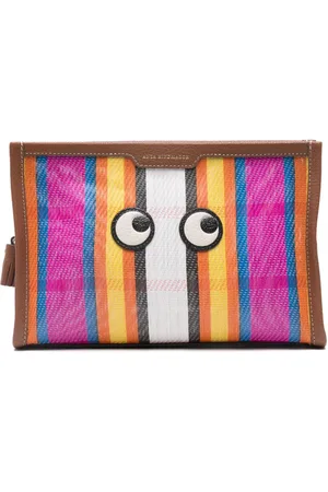 Anya Hindmarch Stribet pung med øjne