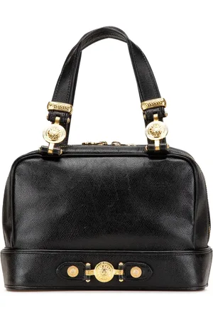VERSACE Sunburst håndtaske i læder fra 2010-2024