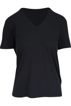 Majestic T-shirt med V-hals