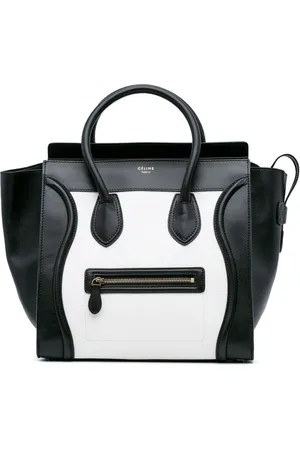 Céline Mini tofarvet tote-taske i kalveskind fra 2012