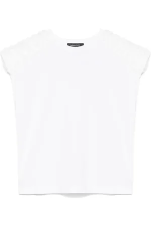Fabiana Filippi T-shirt med flæsedetalje