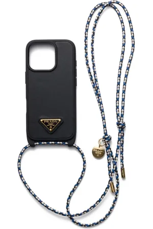 Prada IPhone 16 Pro-cover med logoplade