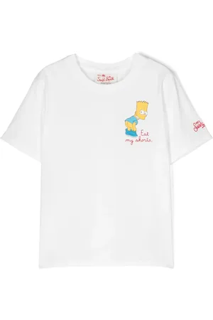 MC2 SAINT BARTH T-shirt med tegneserietryk