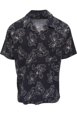 Vince X Neil Barrett skjorte med blomstret tryk