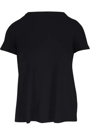 Majestic T-shirt med læg-detalje