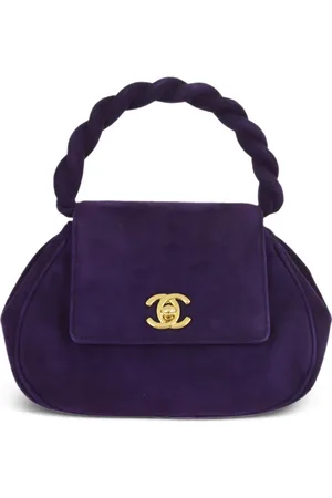 CHANEL Håndtaske med CC-drejelås fra 1997