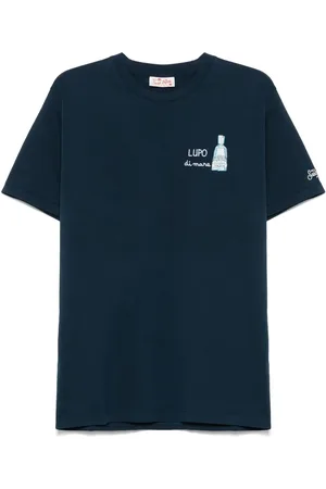 MC2 SAINT BARTH X Gin Mare T-shirt med Lupo-broderi