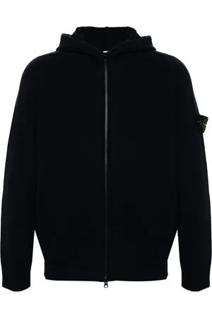Stone Island Hættetrøje med kompasmærke og logo