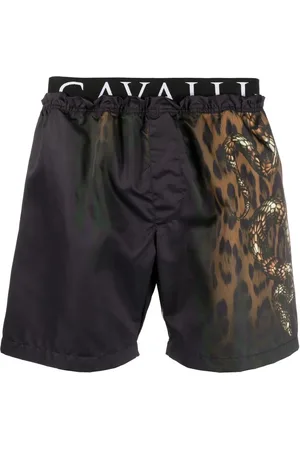 Roberto Cavalli Badeshorts med leopardtryk