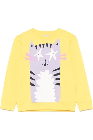 Stella McCartney Sweatshirt med grafisk kat
