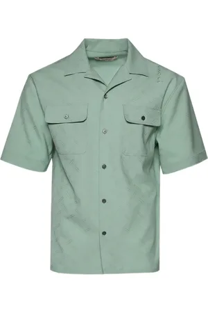 Marni Polo i silke med jacquard-mønster