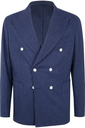 BARBA Blazer i denim og bomuld