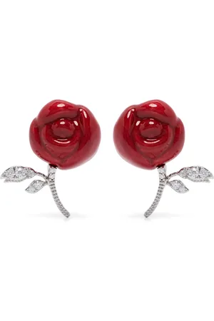 Shushu/Tong X Yvmin øreringe med rose-motiv