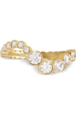 SOPHIE BILLE BRAHE Ensemble Ocean diamantring i 18 karat genanvendt gut guld