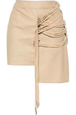Cannari Concept Kort asymmetrisk nederdel med detalje