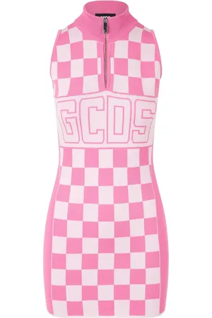 GCDS Kort kjole med logotryk