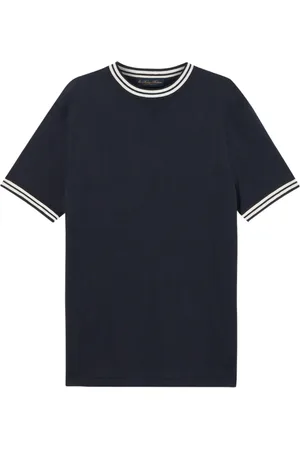 Brooks Brothers T-shirt i økologisk hør og bomuld