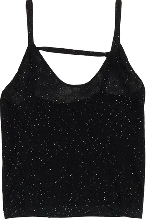 Bimba y Lola Glimmer-udsmykket camisole-top