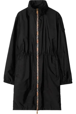 Burberry Parkafrakke med vintage-ternet kant