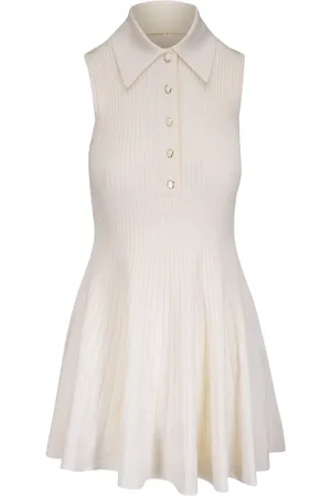 ZIMMERMANN Ribbet polo-kjole