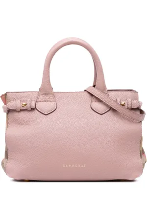 Burberry Lille House-ternet Banner satchel-taske i kalveskind fra 2015-2017