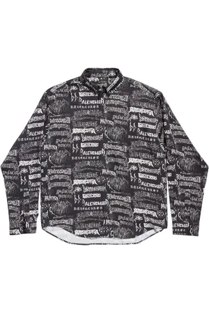Balenciaga Skjorte med lange ærmer og logotryk