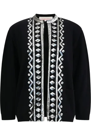 VALENTINO GARAVANI Cardigan med pailletdetalje