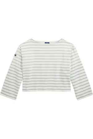 Ralph Lauren Stribet top med lange ærmer