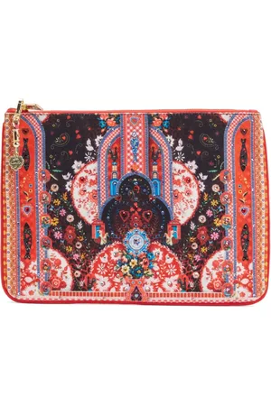 Camilla Lille clutch i lærred