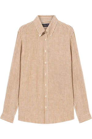 Brooks Brothers Stribet skjorte med knaplukning