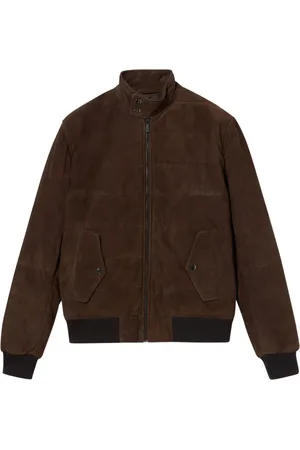 Brooks Brothers Bomberjakke i ruskind