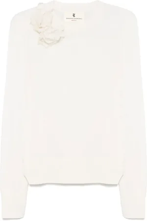 ERMANNO SCERVINO Sweater med blomstertryk