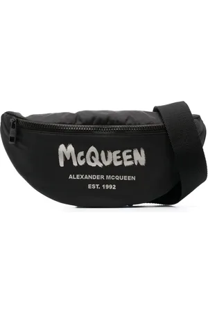 Alexander McQueen Bæltetaske med graffiti-logotryk