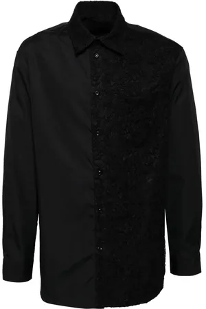 Simone Rocha Skjorte med broderede blomster