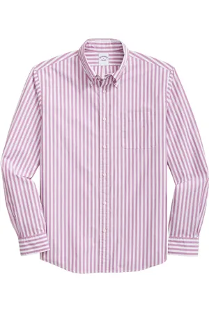 Brooks Brothers Stribet skjorte med knapper