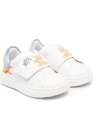 MONNALISA Sneakers med burrelukning og biltryk