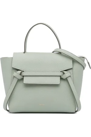 Céline Nano satchel-taske i grynet kalveskind fra 2018