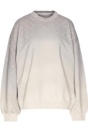 Marine Serre Sweatshirt med månelogo