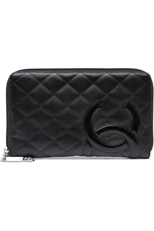 CHANEL Lang Cambon Ligne pung i lammeskind med lynlås fra 2008-2009