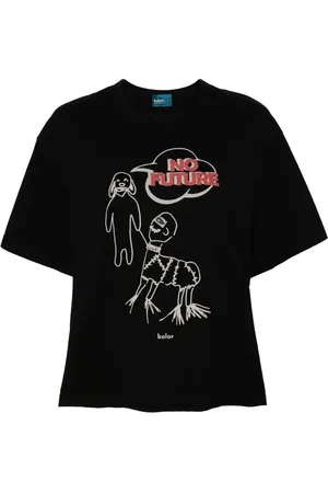 Kolor T-shirt med grafisk tryk