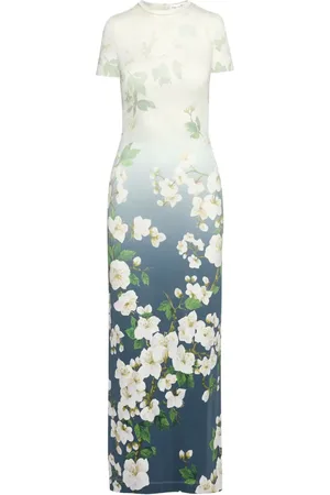 Oscar de la Renta Cherry Blossom kjole