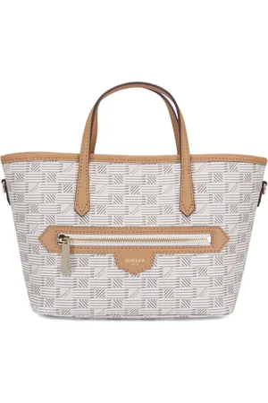 MOREAU Tote i kanvas med monogram