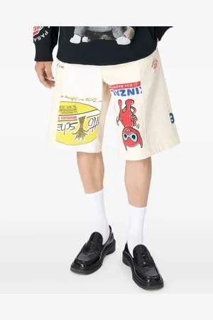 Marine Serre Shorts i bomuld