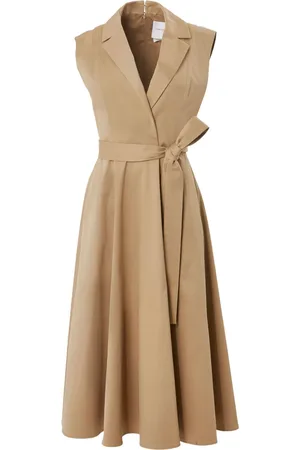 Carolina Herrera Mellemlang trench-kjole med bælte
