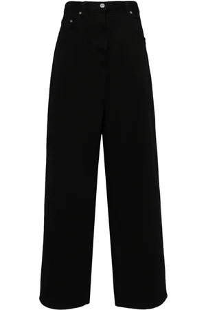 Nº21 Højtaljede jeans med brede ben