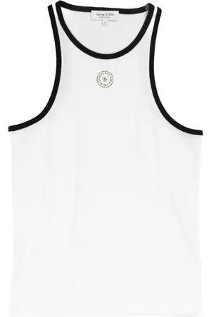 Sporty & Rich Tanktop med logoapplikation