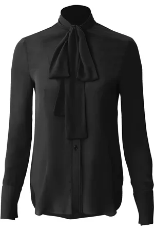 Carolina Herrera Georgette bluse med sløjfe