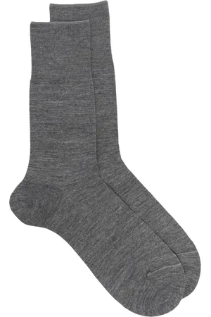 Falke Strømper i meleret strik med logo
