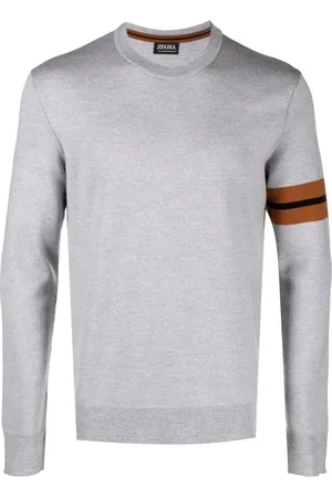 Ermenegildo Zegna Sweater med stribedetalje